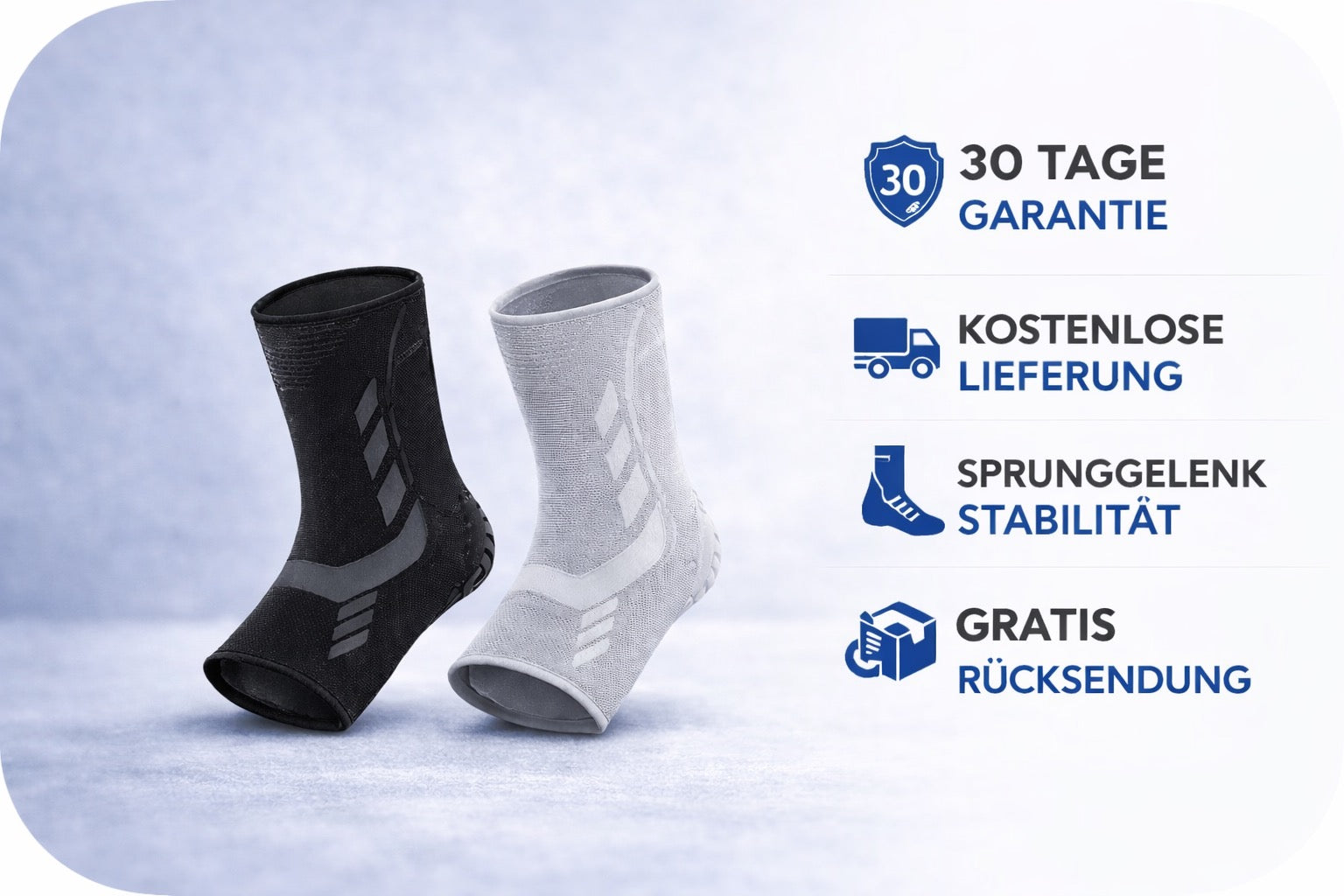 Sanavelo Support – Professionelle Sprunggelenkbandage mit gezielter Kompression