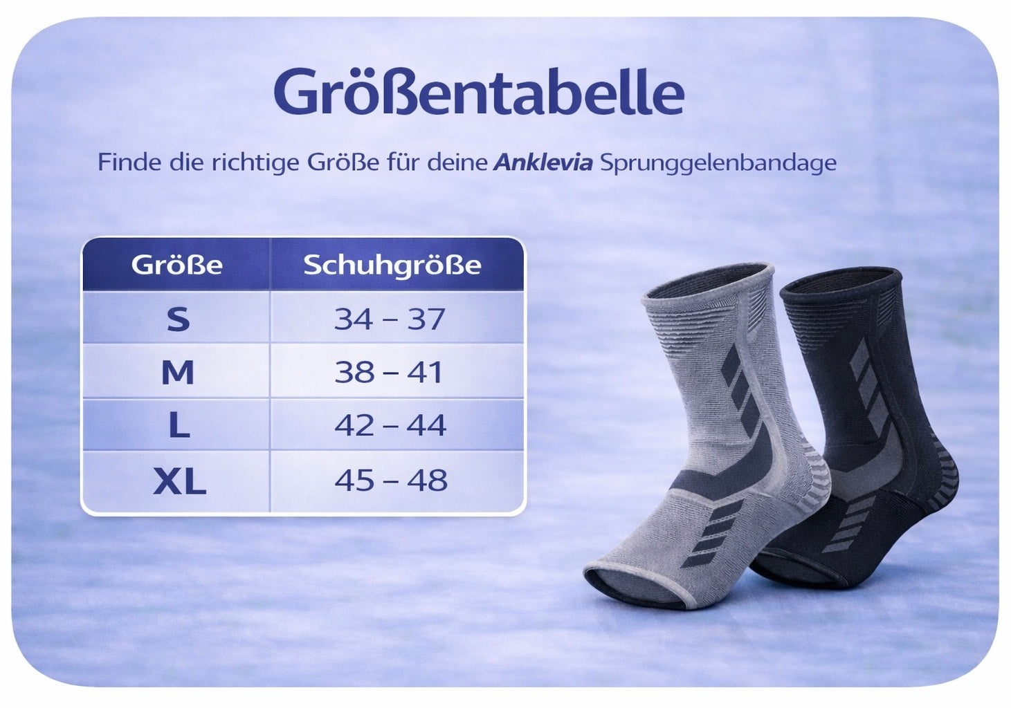 Sanavelo Support – Professionelle Sprunggelenkbandage mit gezielter Kompression