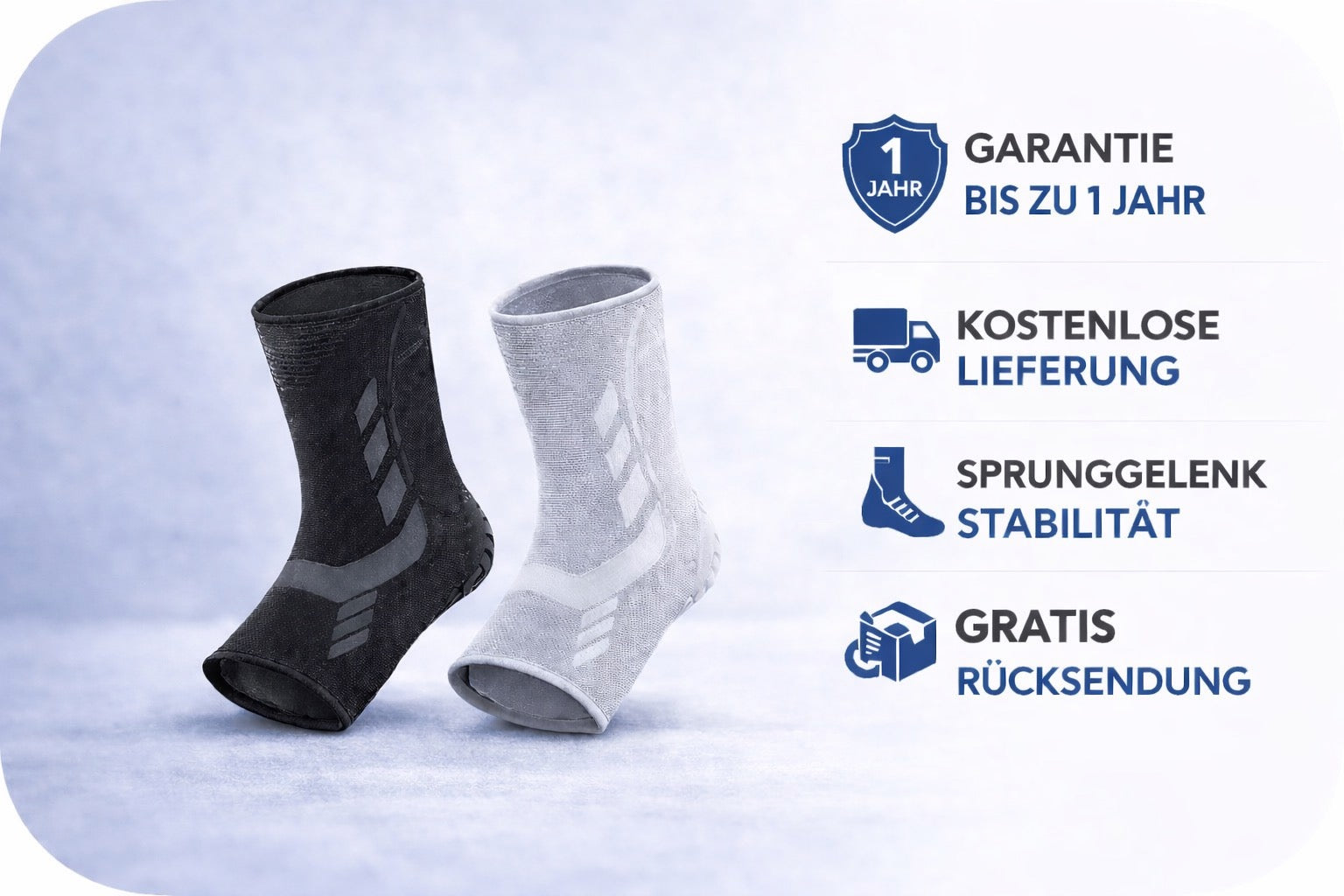 Sanavelo Support – Professionelle Sprunggelenkbandage mit gezielter Kompression